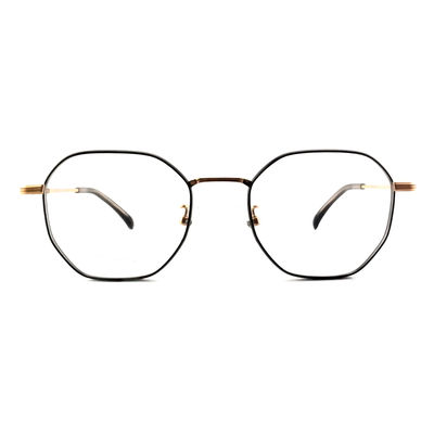 Buen precio Cuadro de gafas de titanio cuadrado, Unisex Cuadro de gafas ligeras en línea