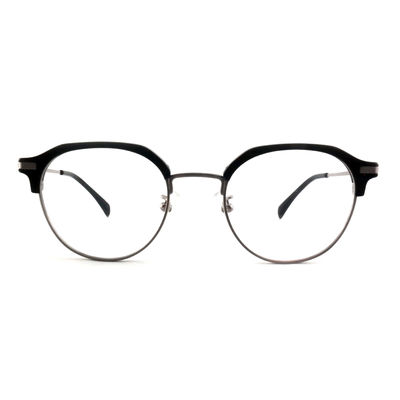 Buen precio FP2713 Gafas metálicas redondas de acetato unisex en línea