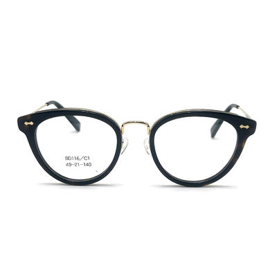 Buen precio BD116 Marcos de acetato de metal a medida con diseño de marco completo - Varios colores en línea