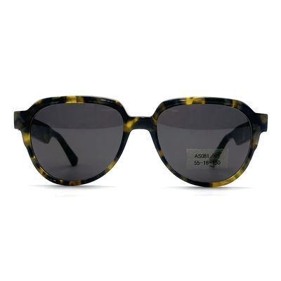 Buen precio AS081 CR 39 Material de lente Acetato de marco Gafas de sol para pilotos y forma de los ojos en línea