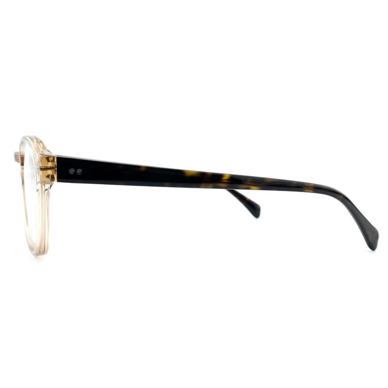 FP2616 Trendy Acetate Optical Frame Unisex Full Rim Redondo Color personalizado