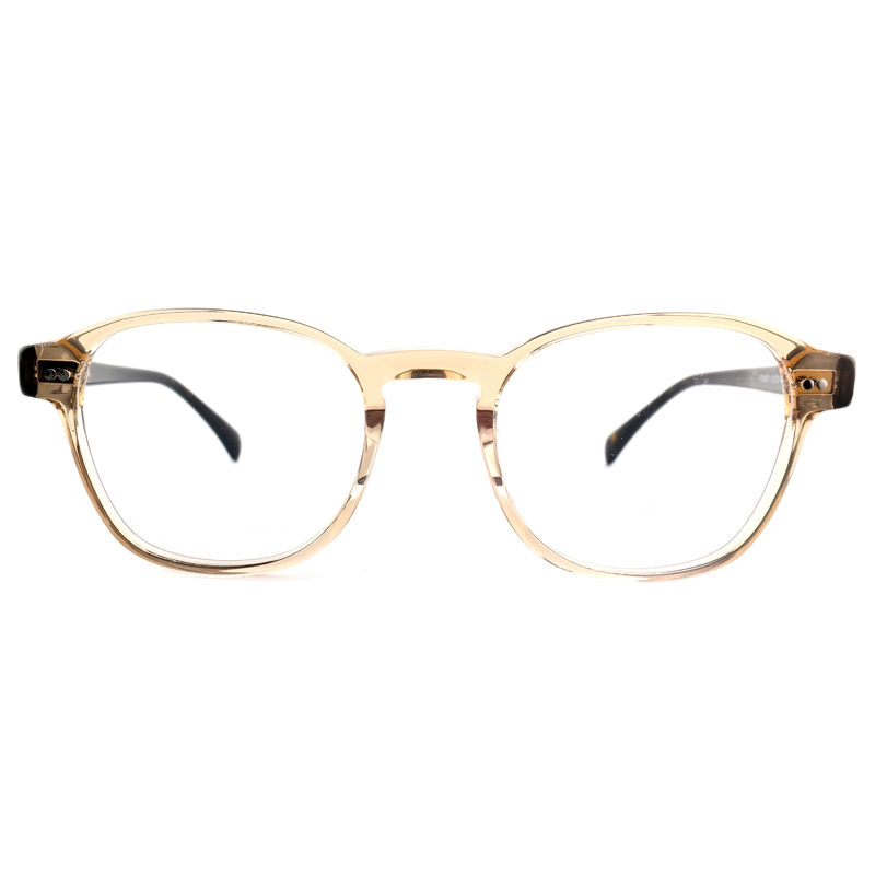 FP2616 Trendy Acetate Optical Frame Unisex Full Rim Redondo Color personalizado