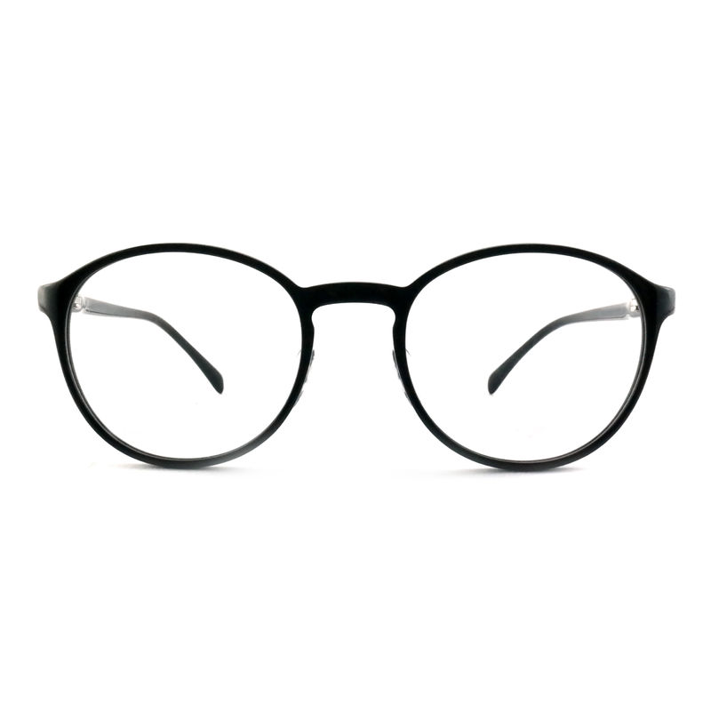 FP2618 Cuadro de gafas ópticas redondas Decoración protectora de borde completo para gafas