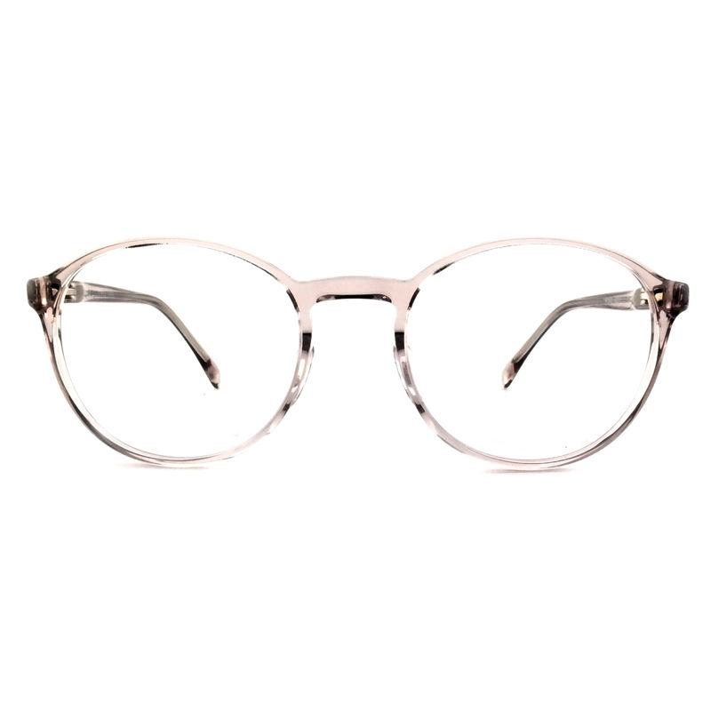 FP2618 Cuadro de gafas ópticas redondas Decoración protectora de borde completo para gafas
