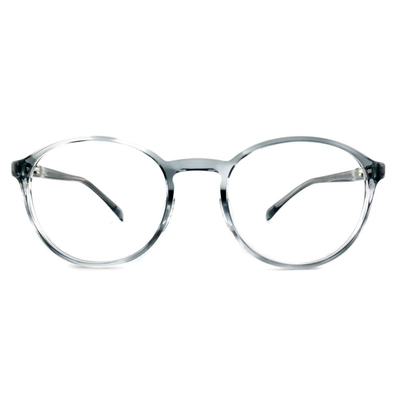 FP2618 Cuadro de gafas ópticas redondas Decoración protectora de borde completo para gafas