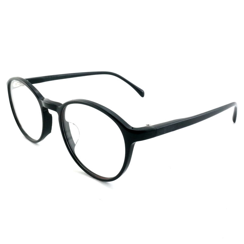 FP2618 Cuadro de gafas ópticas redondas Decoración protectora de borde completo para gafas