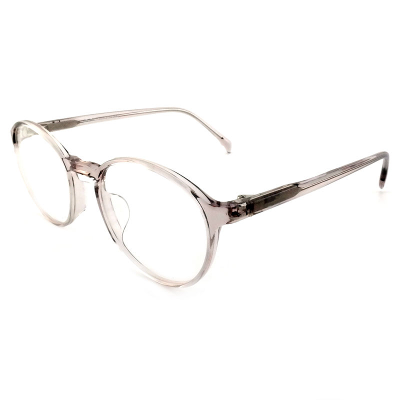 FP2618 Cuadro de gafas ópticas redondas Decoración protectora de borde completo para gafas
