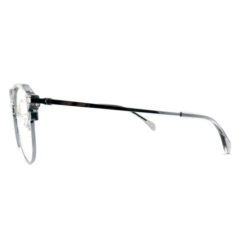 FP2713 Gafas metálicas redondas de acetato unisex