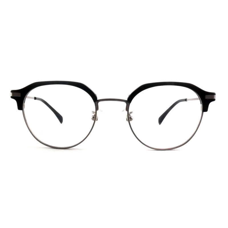 FP2713 Gafas metálicas redondas de acetato unisex