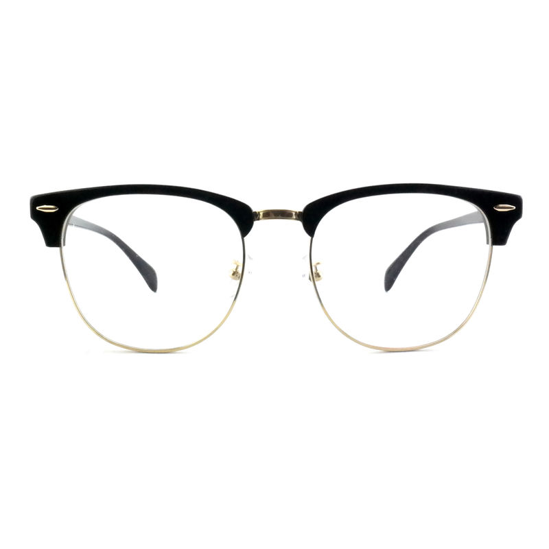 FP2648 Gafas de metal clásico de acetato cuadrado unisex