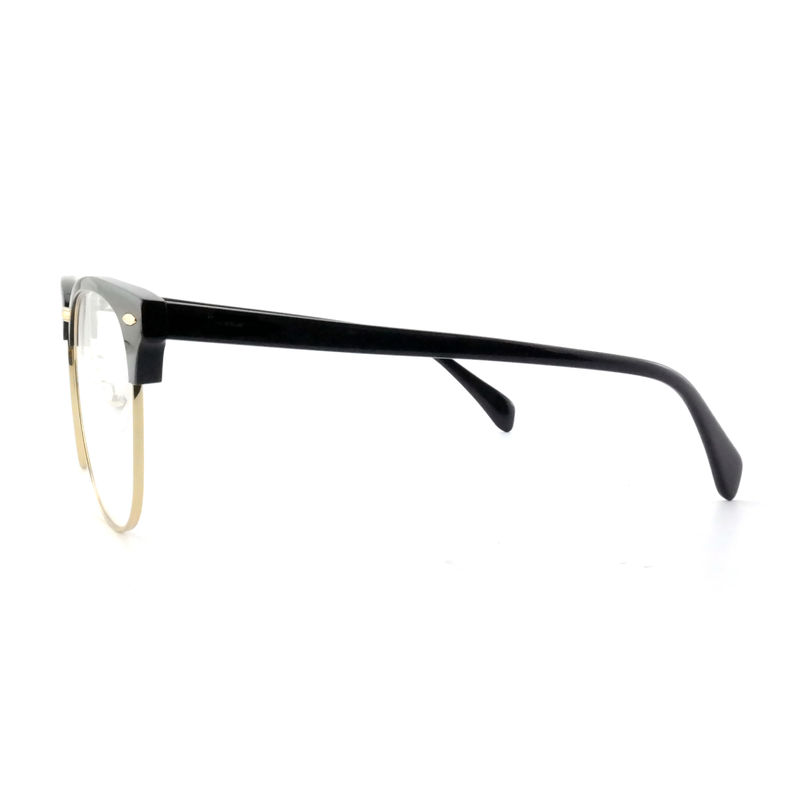 FP2648 Gafas de metal clásico de acetato cuadrado unisex