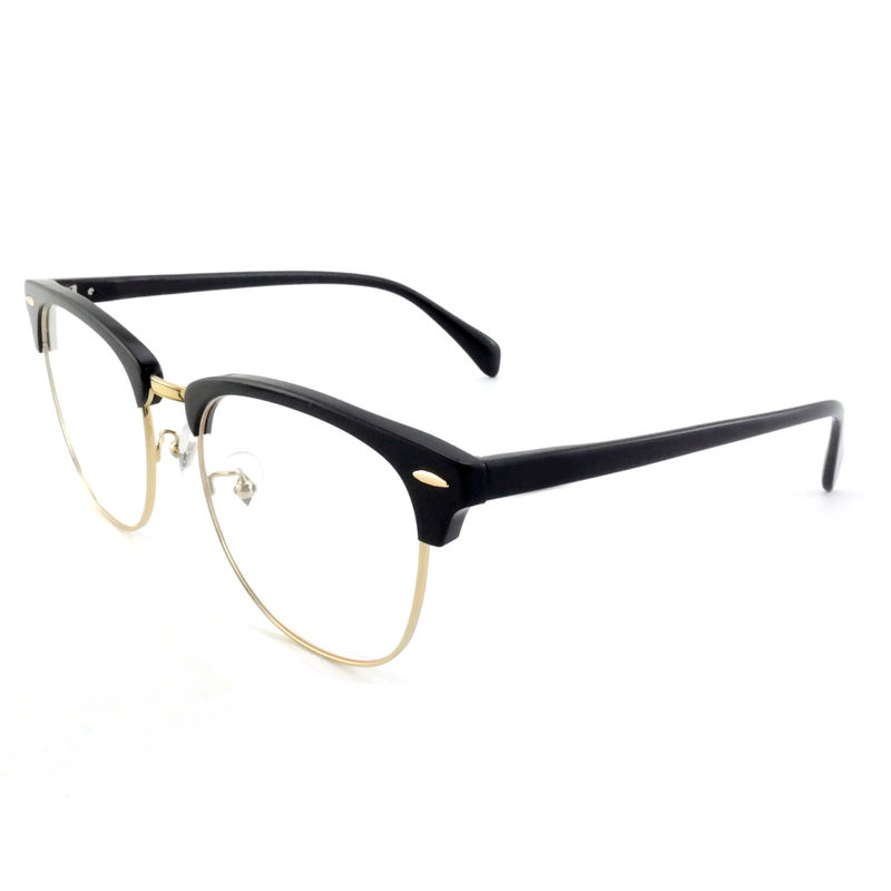 FP2648 Gafas de metal clásico de acetato cuadrado unisex