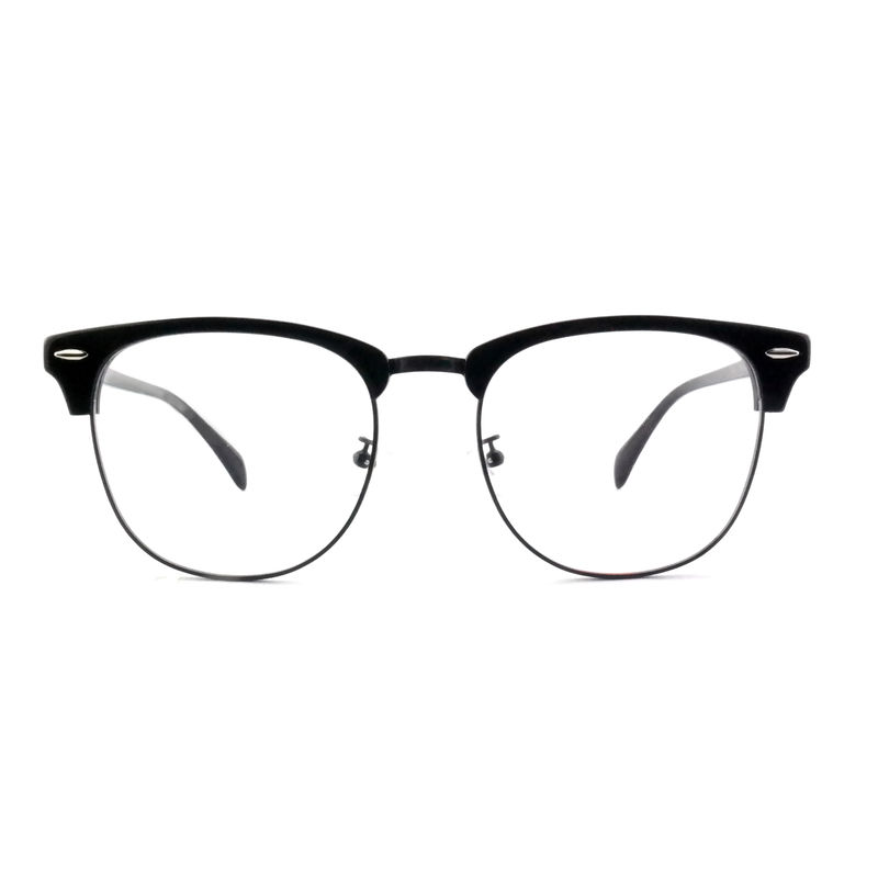 FP2648 Gafas de metal clásico de acetato cuadrado unisex