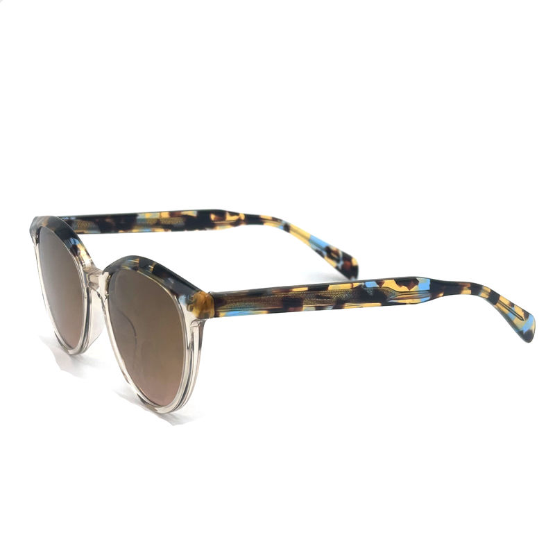 AS065 Gafas de sol con marco de acetato con material de lente CR 39 para protección UV de moda