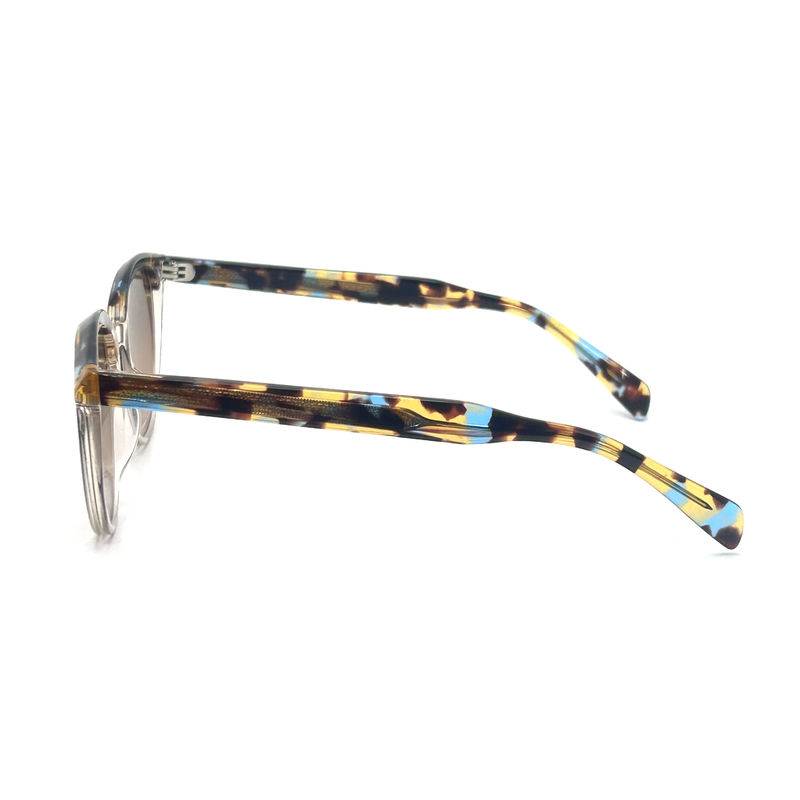 AS065 Gafas de sol con marco de acetato con material de lente CR 39 para protección UV de moda