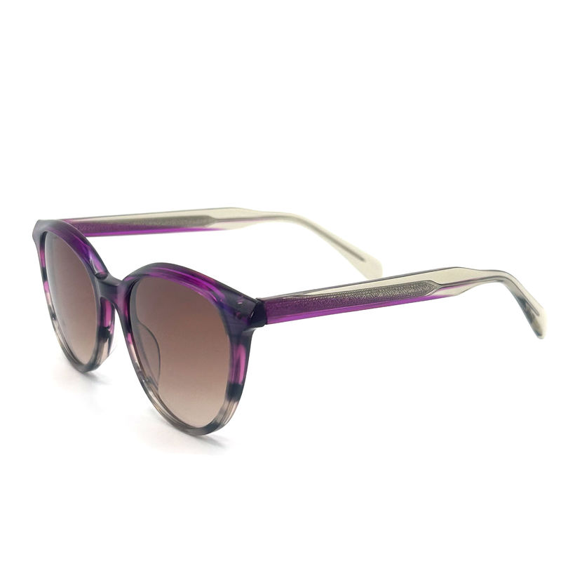AS065 Gafas de sol con marco de acetato con material de lente CR 39 para protección UV de moda