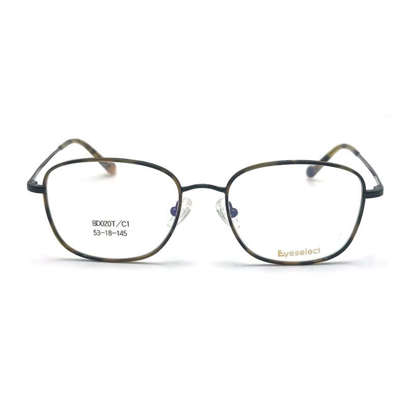 BD020T Vintage estilo cuadrado Acetato de metal para un aspecto sofisticado