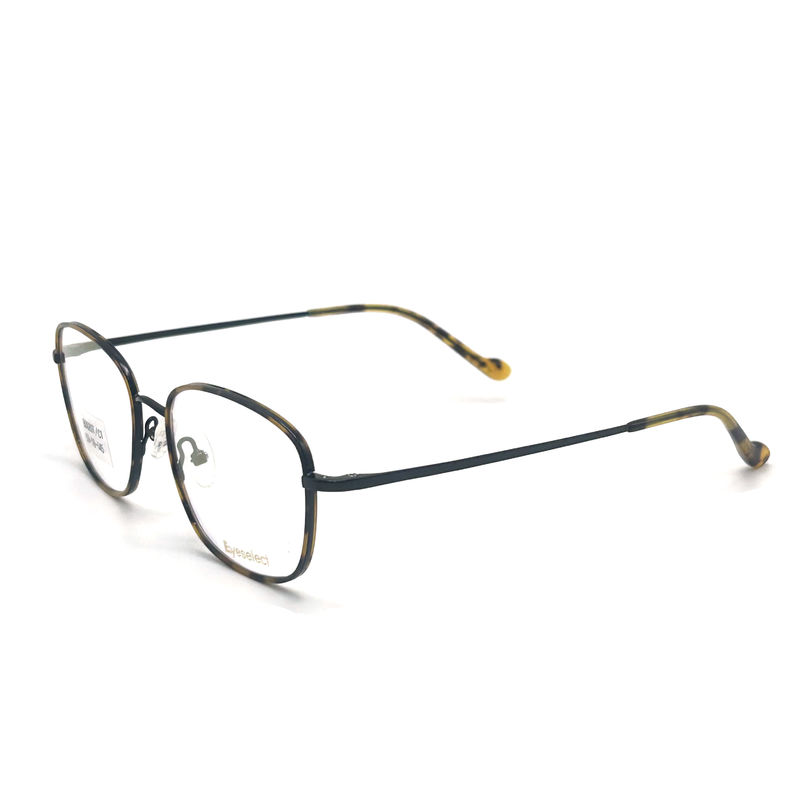 BD020T Vintage estilo cuadrado Acetato de metal para un aspecto sofisticado