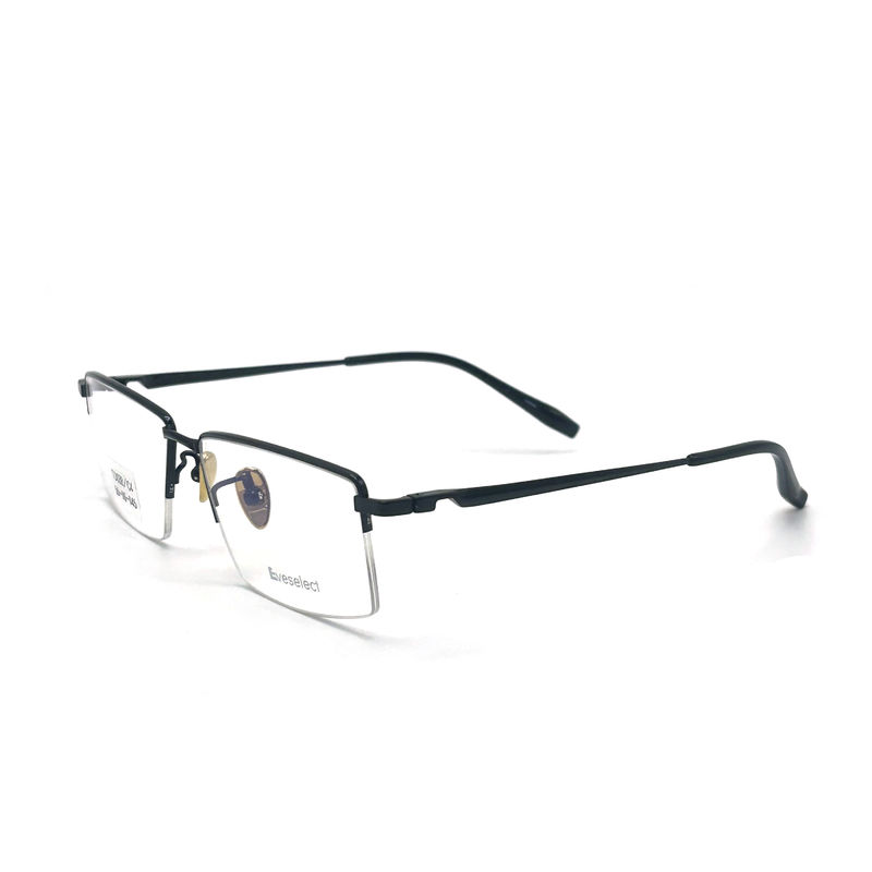 TD038 Marco de titanio semirrims para hombres - equilibrio perfecto de estilo y función