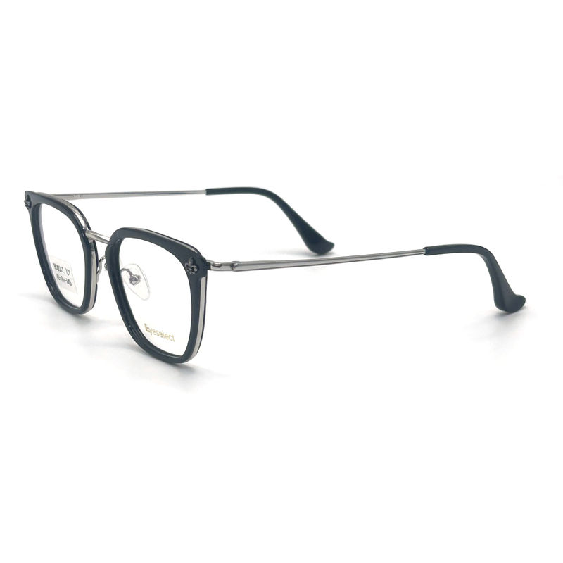 BD004T Cuadro de acetato de metal de estilo vintage para hombres - Gafas de moda