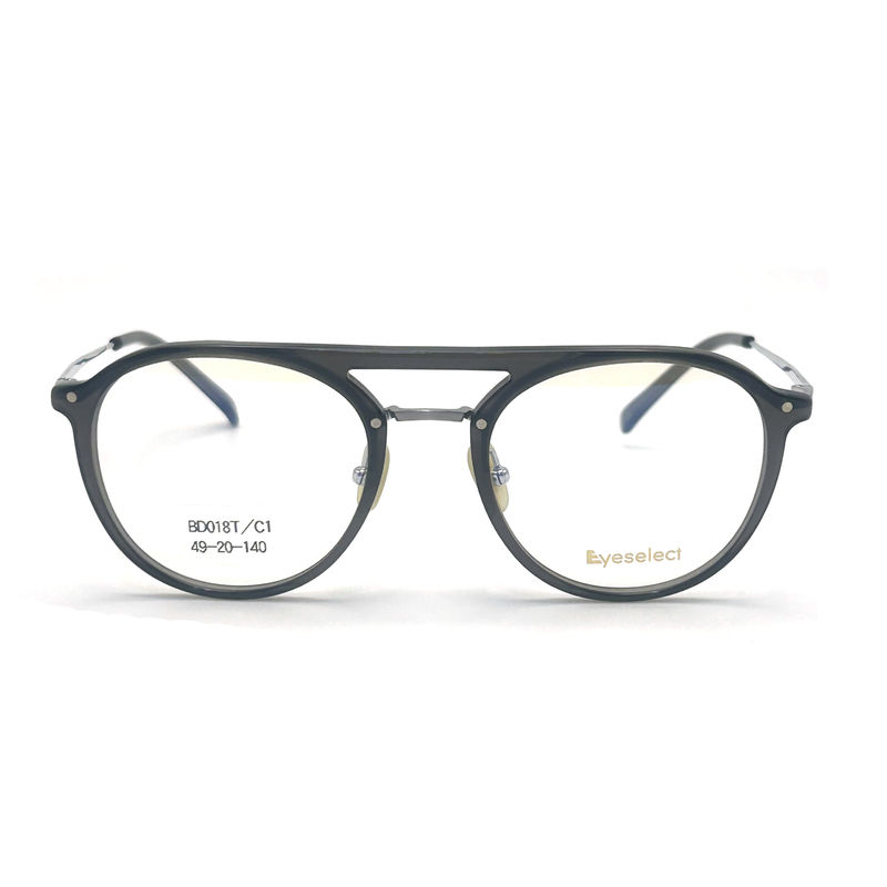 BD018T Marcos de acetato de metal personalizados en estilo vintage con colores personalizables