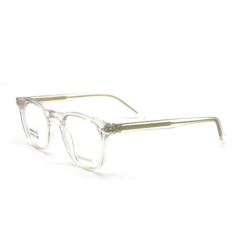AD015 Marco óptico redondo de acetato con características personalizadas para futuros looks de moda