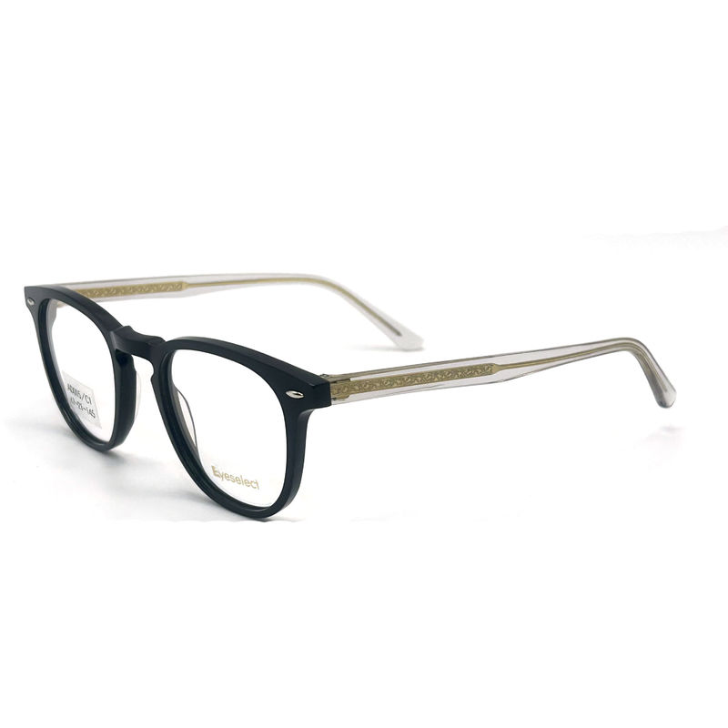 AD015 Marco óptico redondo de acetato con características personalizadas para futuros looks de moda