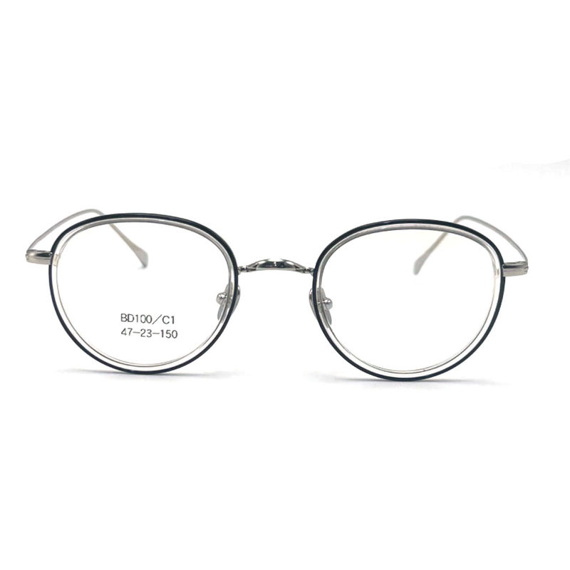 BD100 Marcos de acetato de metal de moda con colores personalizables para compradores comerciales