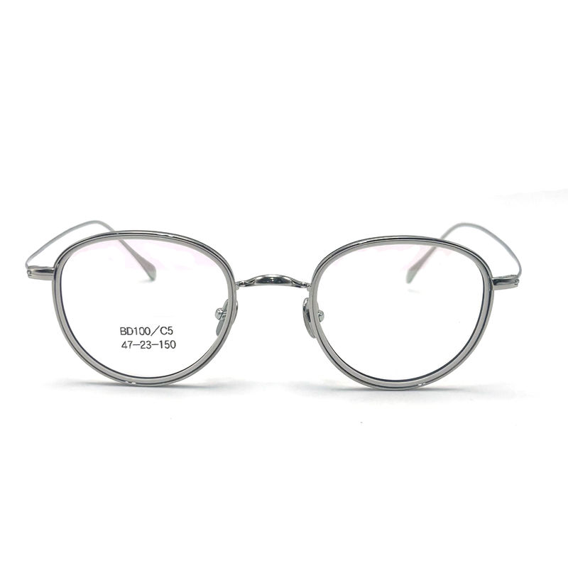 BD100 Marcos de acetato de metal de moda con colores personalizables para compradores comerciales