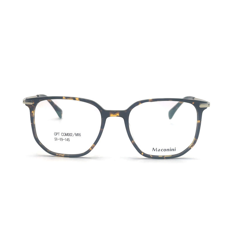 OPT COM002 Heng Yang Optical presenta un marco óptico de acetato diseñado para el uso bajo receta