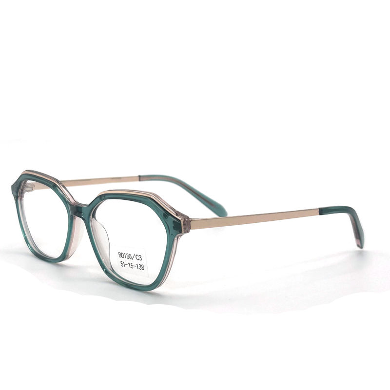 BD130 Marcos de acetato de metal personalizados Selección vintage / de moda