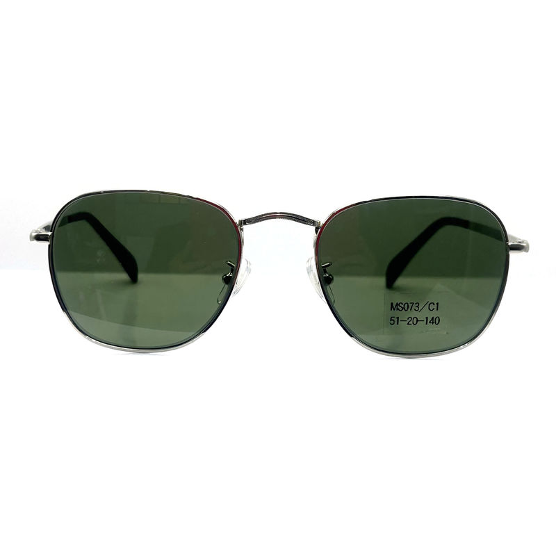 MS073 Gafas de sol de marco metálico de época con revestimiento reflectante