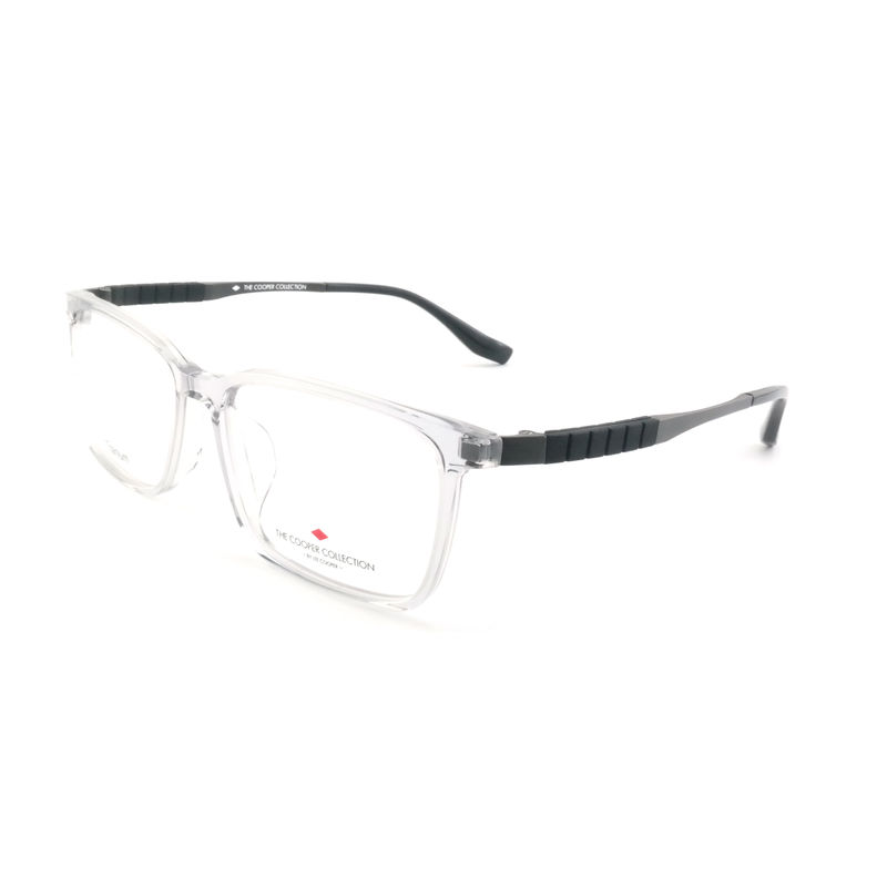 TPC3409 Marco óptico de acetato de titanio para hombres - Gafas ligeras y duraderas para uso diario