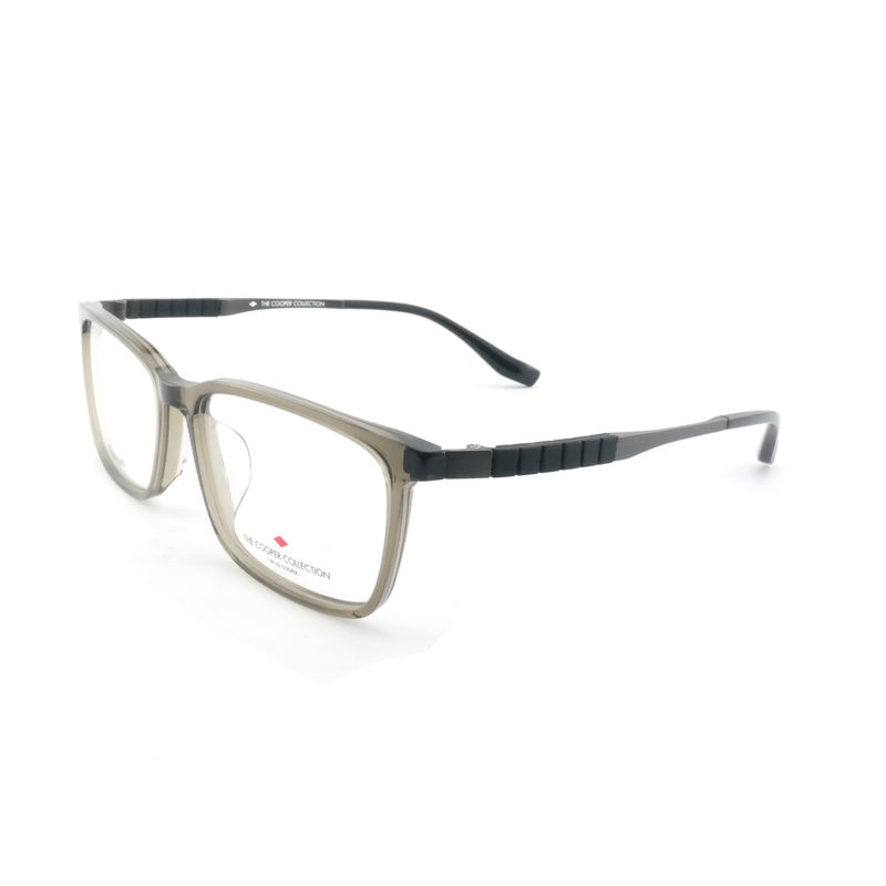 TPC3409 Marco óptico de acetato de titanio para hombres - Gafas ligeras y duraderas para uso diario
