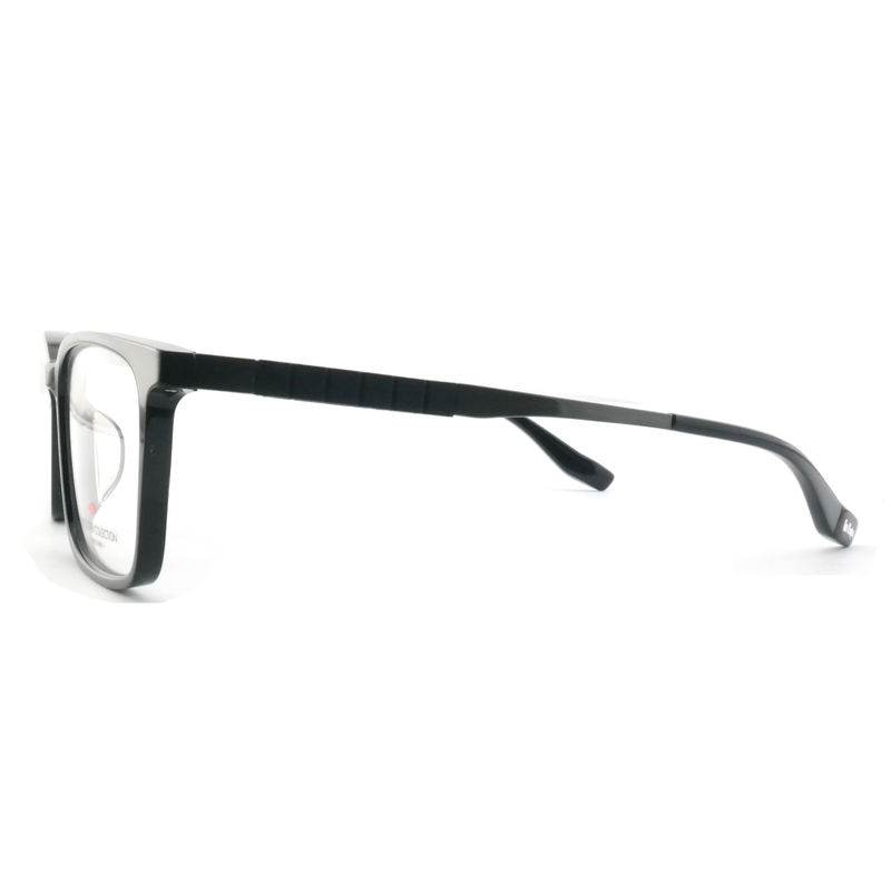 TPC3409 Marco óptico de acetato de titanio para hombres - Gafas ligeras y duraderas para uso diario