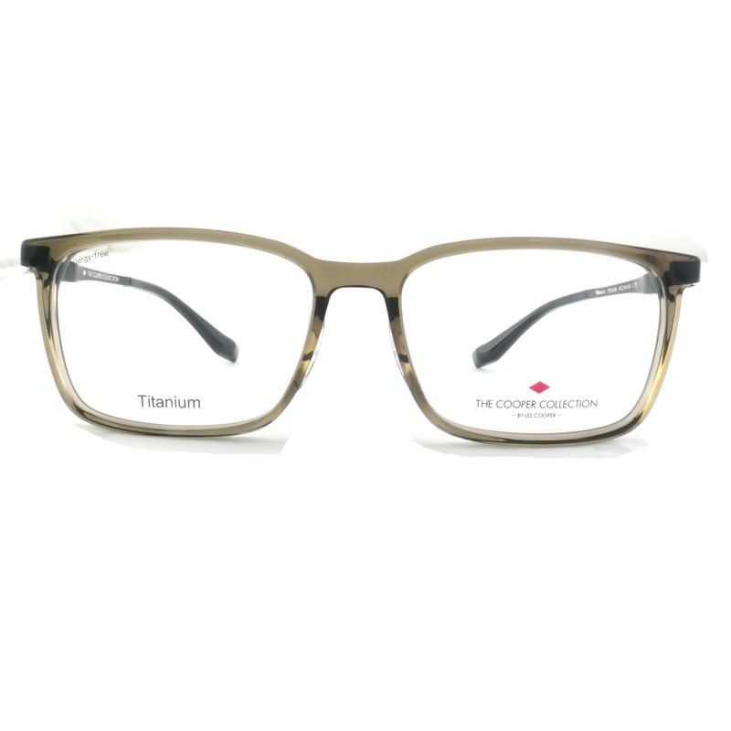 TPC3409 Marco óptico de acetato de titanio para hombres - Gafas ligeras y duraderas para uso diario