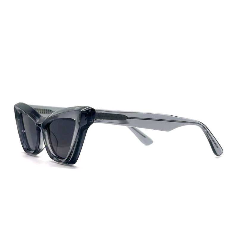Acetato de hoja de mariposa forma de ojo Acetato de marco gafas de sol modelo AS076,Personalizada / OEM Fabrica de gafas de sol