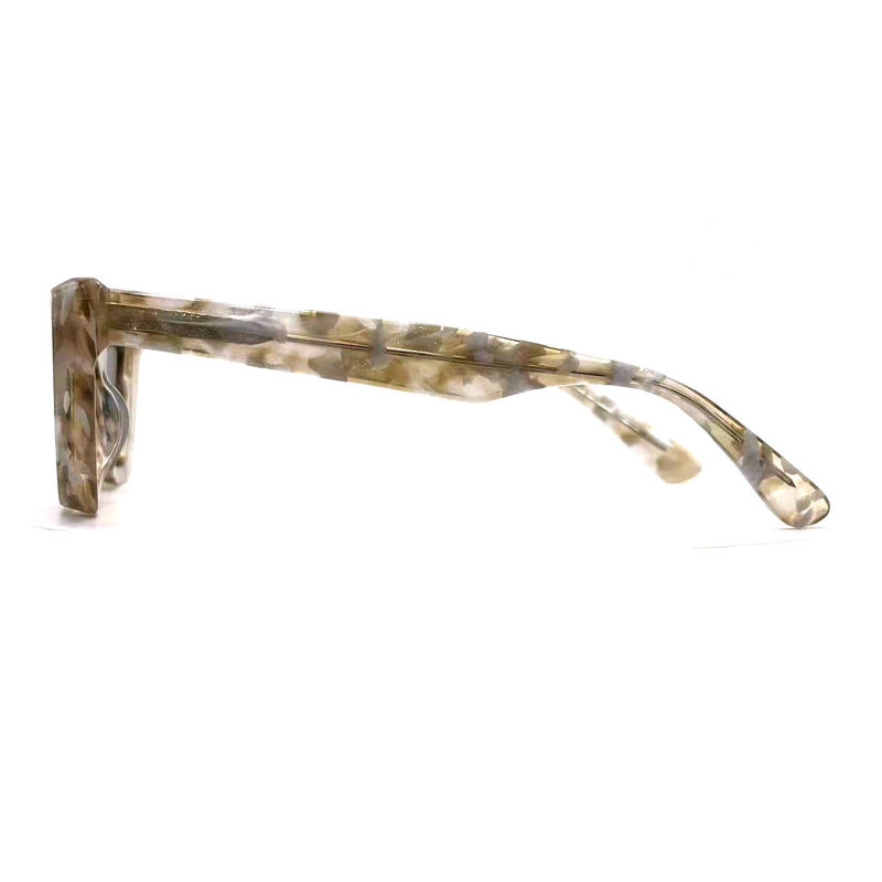 Acetato de hoja de mariposa forma de ojo Acetato de marco gafas de sol modelo AS076,Personalizada / OEM Fabrica de gafas de sol