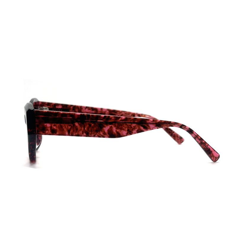 AS073 Gafas de sol con marco de acetato para mujeres con material de lente CR 39 y estilo elegante
