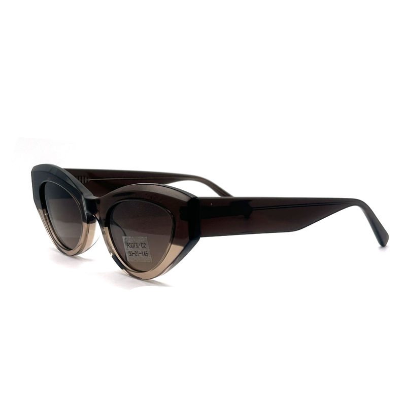 AS073 Gafas de sol con marco de acetato para mujeres con material de lente CR 39 y estilo elegante