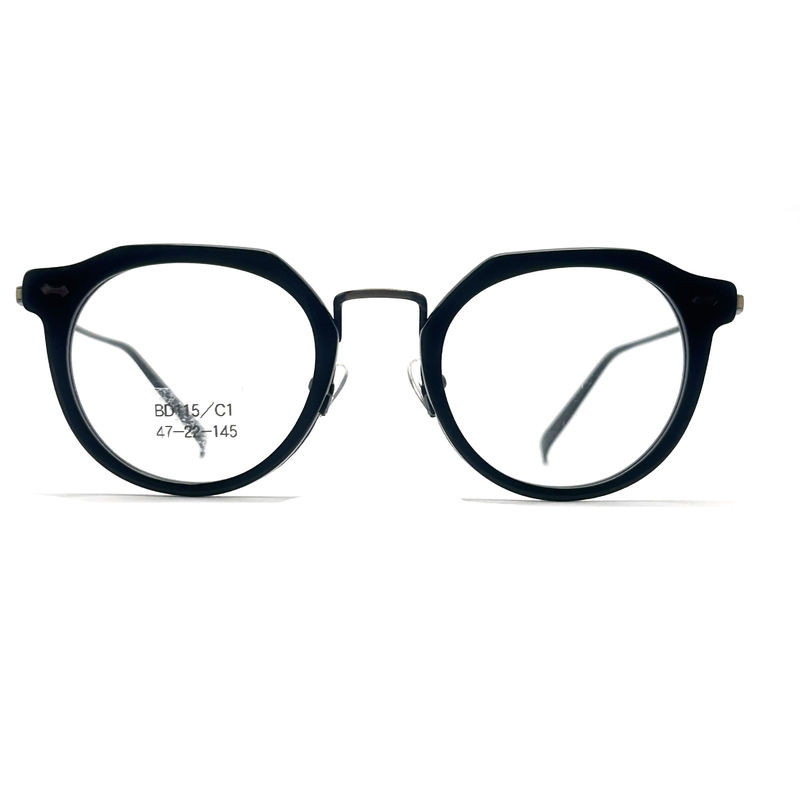 BD115 Color personalizado Cuadrado Acetato marcos metálicos - Diseño cuadrado Vibrant Colors