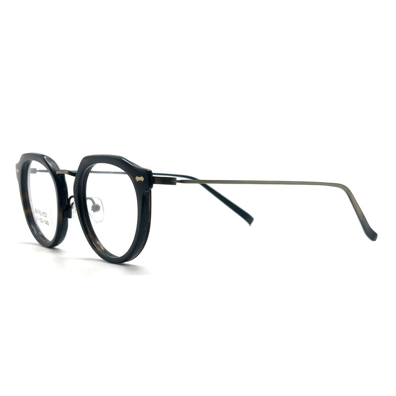 BD115 Color personalizado Cuadrado Acetato marcos metálicos - Diseño cuadrado Vibrant Colors