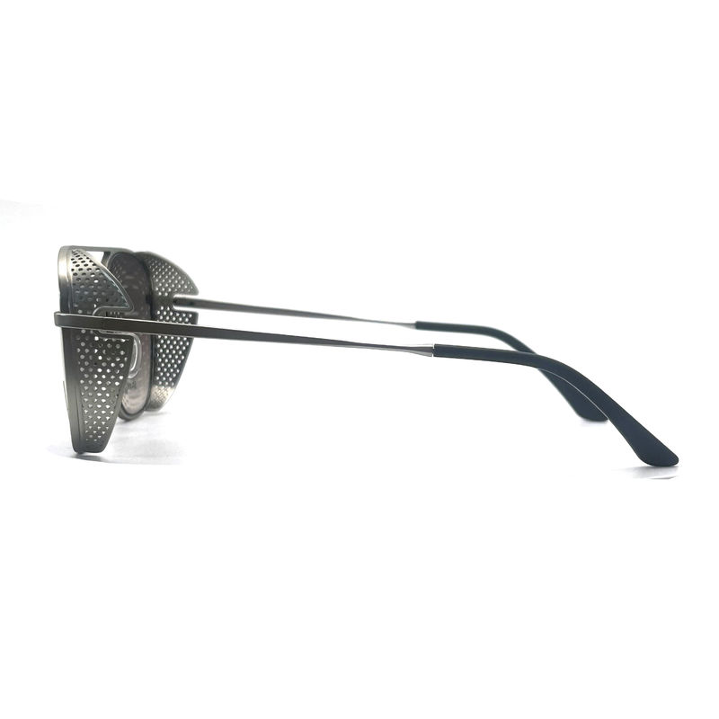 MS083 Cuadros ópticos metálicos para hombres de acero inoxidable con longitud de templo de 145 mm