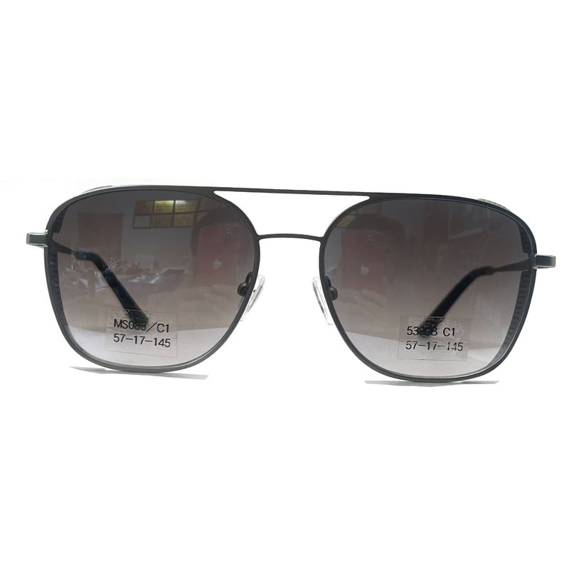 MS083 Cuadros ópticos metálicos para hombres de acero inoxidable con longitud de templo de 145 mm