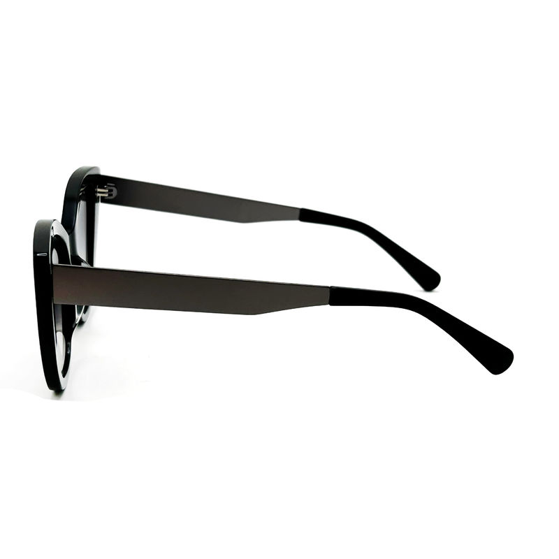 AS091M Gafas de sol clásicas para mujeres con marco de acetato con lente CR 39 100% protección UV 145mm longitud de templo