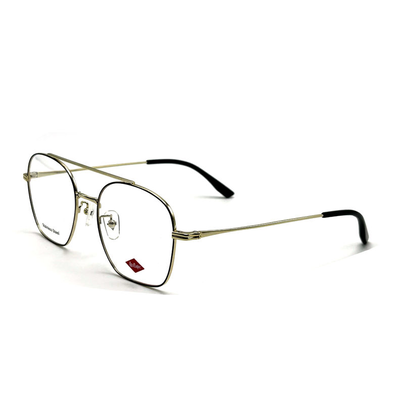FM7112 Cuadrado Unisex Optical Metal Frame de acero inoxidable tamaño 53-20-145