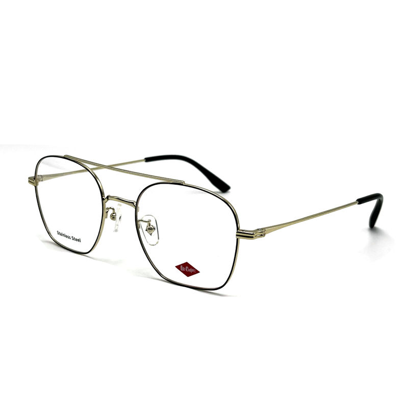 FM7112 Cuadrado Unisex Optical Metal Frame de acero inoxidable tamaño 53-20-145