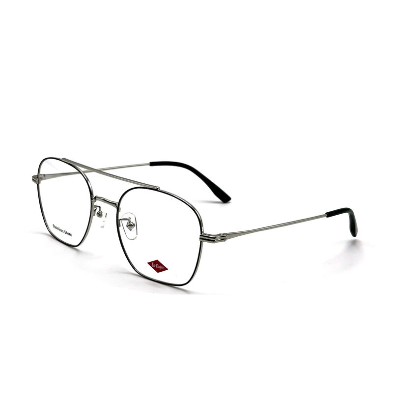 FM7112 Cuadrado Unisex Optical Metal Frame de acero inoxidable tamaño 53-20-145