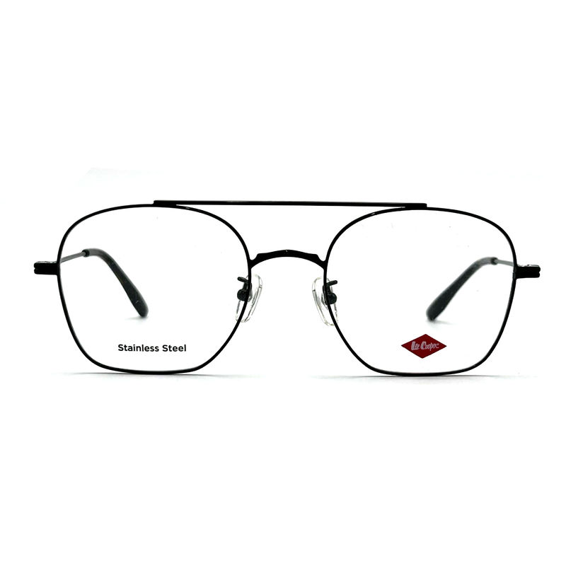 FM7112 Cuadrado Unisex Optical Metal Frame de acero inoxidable tamaño 53-20-145