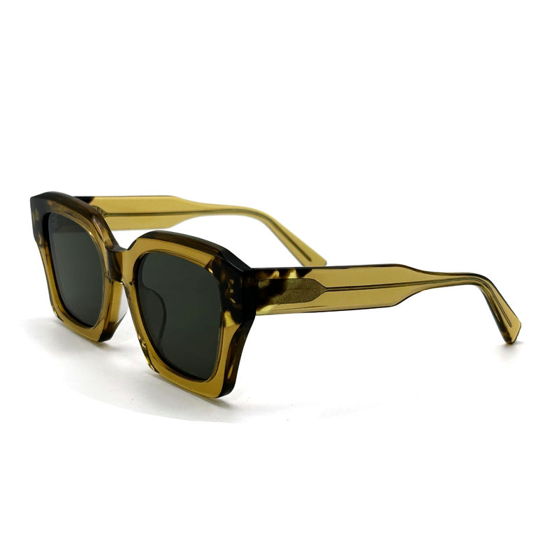 AS097 Gafas de sol con marco de acetato con lentes CR 39 Gafas de sol con protección UV
